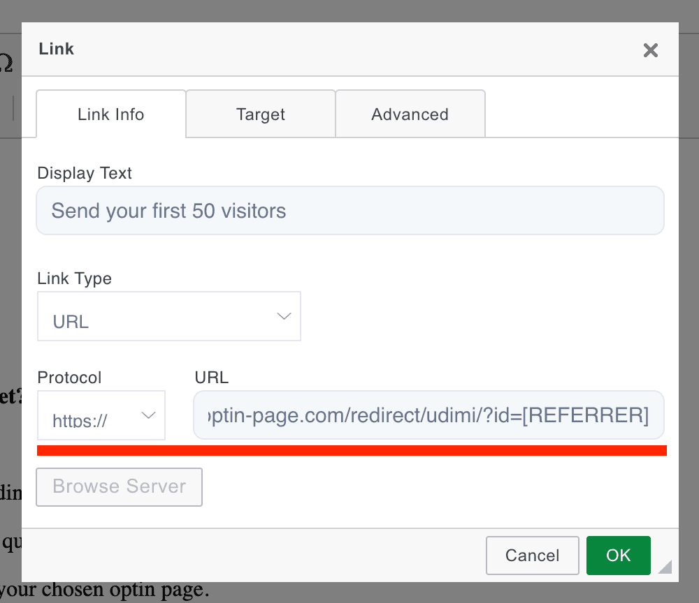 DBP Refer ID Redirect Process